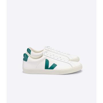 Zapatillas Veja ESPLAR LEATHER Hombre White/Green | España 305ZUT
